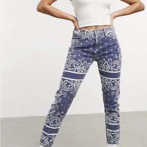 Scott & Soda Paisley Boyfriend Jeans